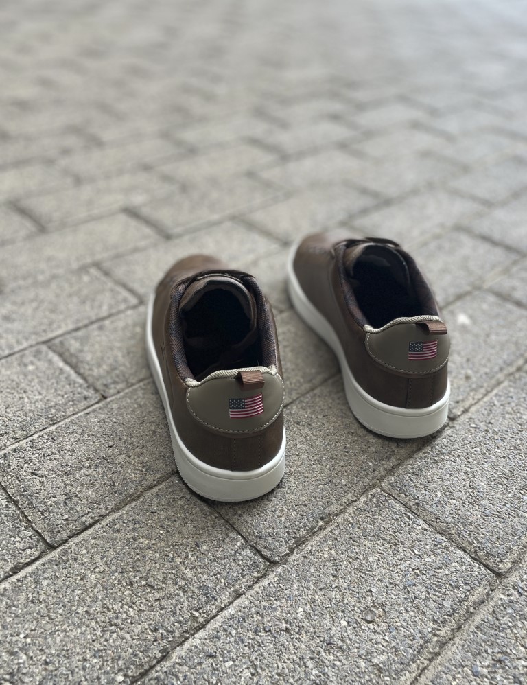 Us Grand Polo καφέ ανδρικά casual sneakers GPM424001 φωτογραφία